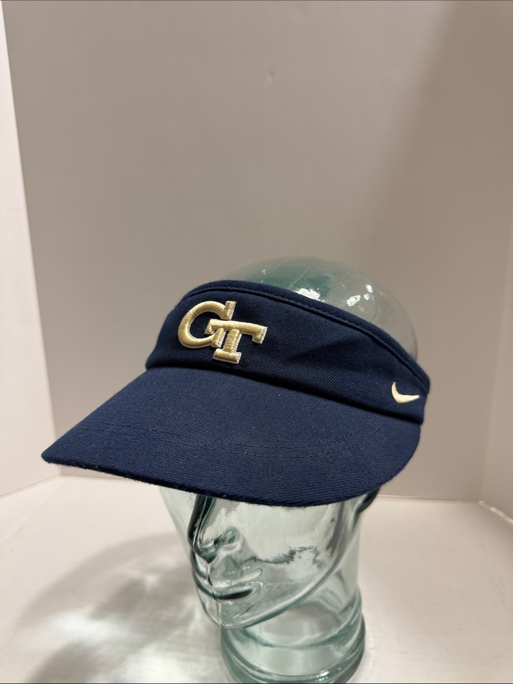 Nike Navy Visor with Gold GT Logo